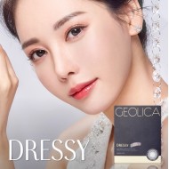 GEO〈Dressy〉系列彩色隱形眼鏡【1片裝】2盒