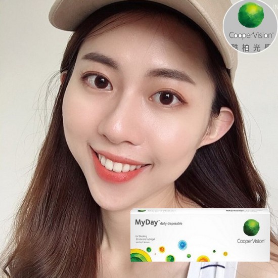酷柏〈MyDay® 美怡天〉矽水膠日拋隱形眼鏡【30片裝】2盒 酷柏〈MyDay® 美怡天〉矽水膠日拋隱形眼鏡【30片裝】2盒