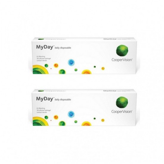 酷柏〈MyDay® 美怡天〉矽水膠日拋隱形眼鏡【30片裝】2盒 酷柏〈MyDay® 美怡天〉矽水膠日拋隱形眼鏡【30片裝】2盒