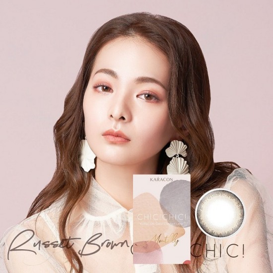 Karacon CHIC!CHIC!卡拉瞳彩色隱形眼鏡【1片裝】2盒